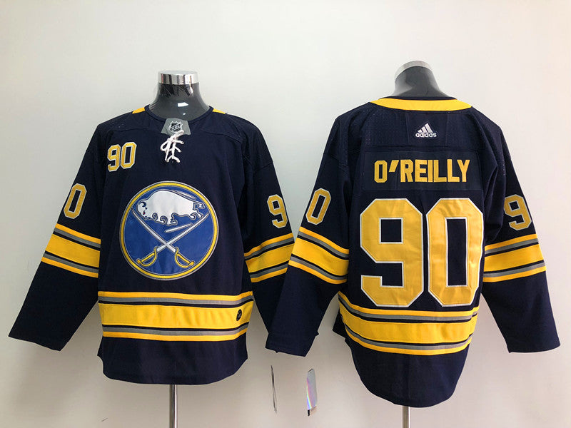 Men's Buffalo Sabres Ryan O'Reilly #90 Navy Replica Jerseys