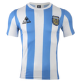 1986 Argentina Home Retro Soccer Jersey Front