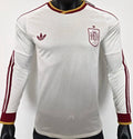 2026/27 Spain Away Player Version Long Sleeve Soccer Jersey Front