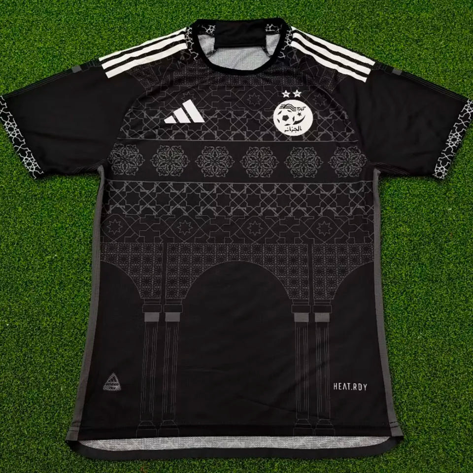 2025 Algeria Special Edition Pink Player Version Jersey A33 Detail 3