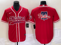 Men's Philadelphia Phillies Red Replica Team Jerseys Joint Edition