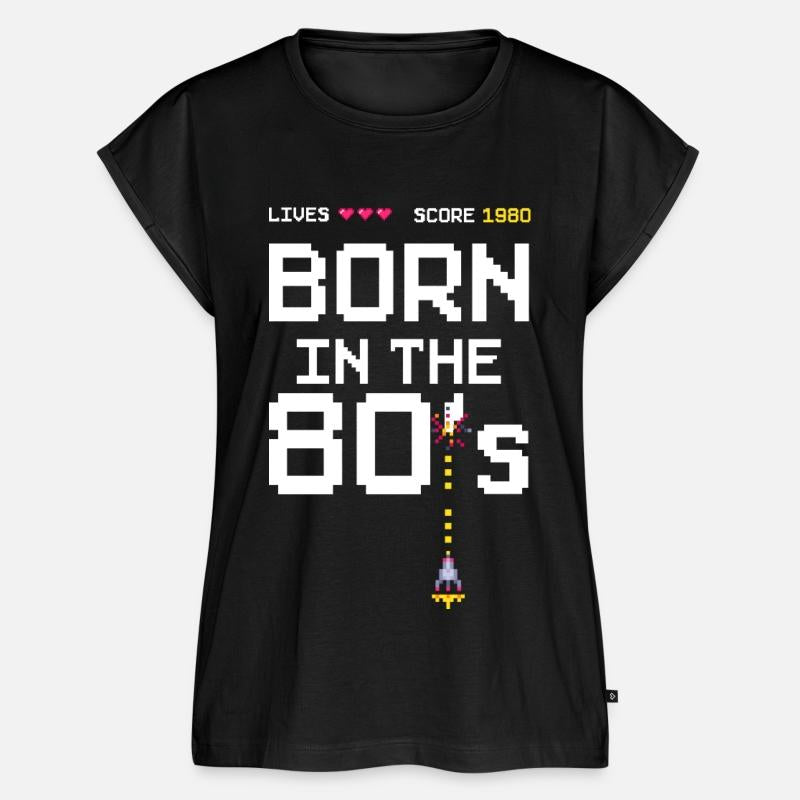 1980 Birtday Retro Gamer Pixel Born in the 80s
