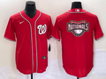 Men's Washington Nationals Red Alternate Replica Team Jerseys