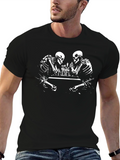 Skeletal Chess T-Shirt - Life vs. Death Tee