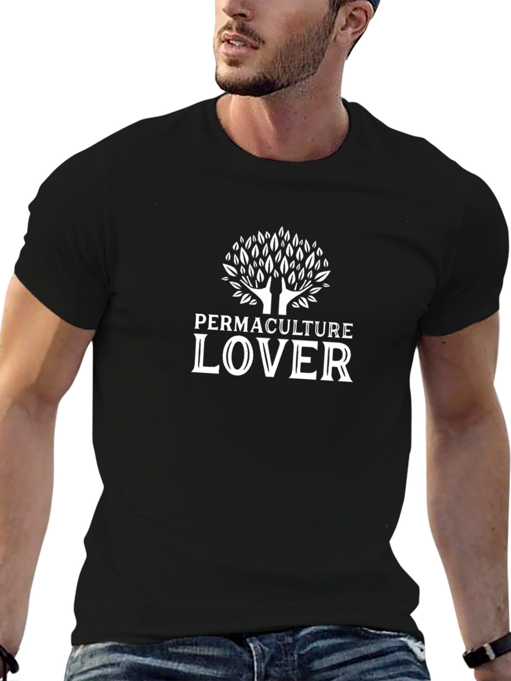 Permaculture Lover Black T-Shirt