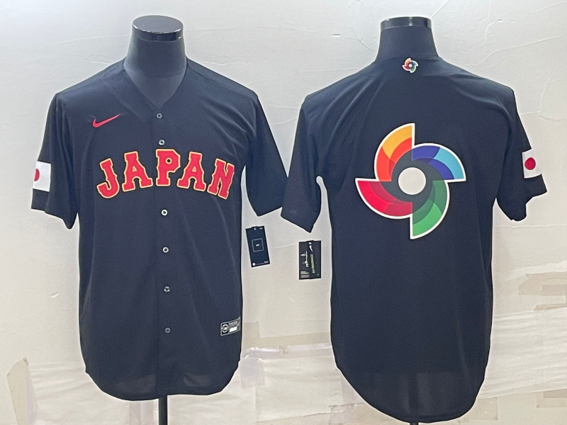 Men's 2023 World Baseball Classic Japan Black Jerseys