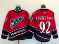 Men's Washington Capitals Evgeny Kuznetsov #92 Red Player Game Jerseys