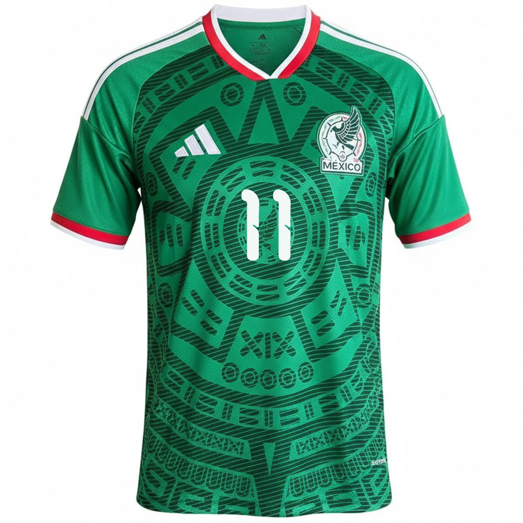 S.Giménez #11 Mexico Home Jersey World Cup 2026 - [Super Replica] Back