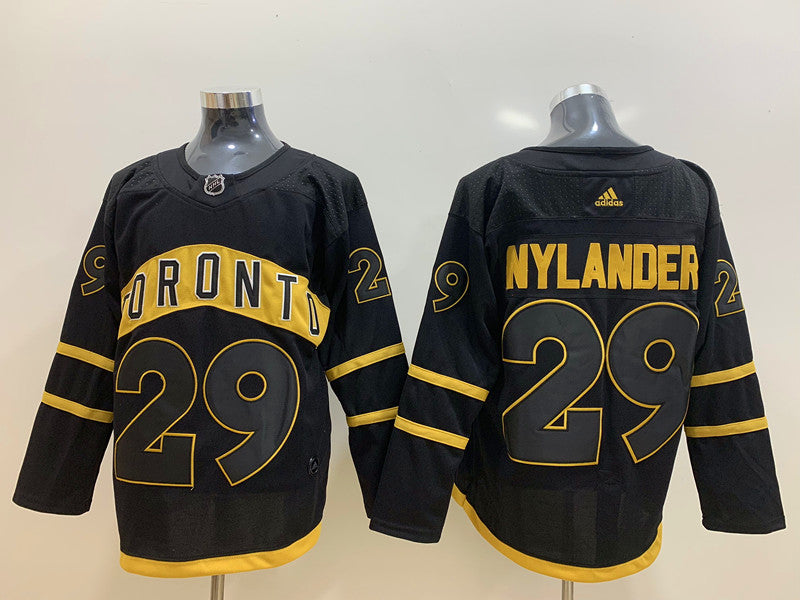 Men's Toronto Maple Leafs William Nylander #29 Black Game Jerseys