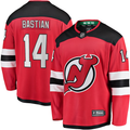 Men's New Jerseys Devils Nate Bastian #14 Red Player Game Jerseys