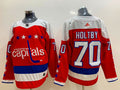 Men's Washington Capitals Braden Holtby #70 Red Breakaway Home Jerseys