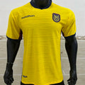 2026/27 Ecuador Home Yellow Player Version Soccer Jersey Front