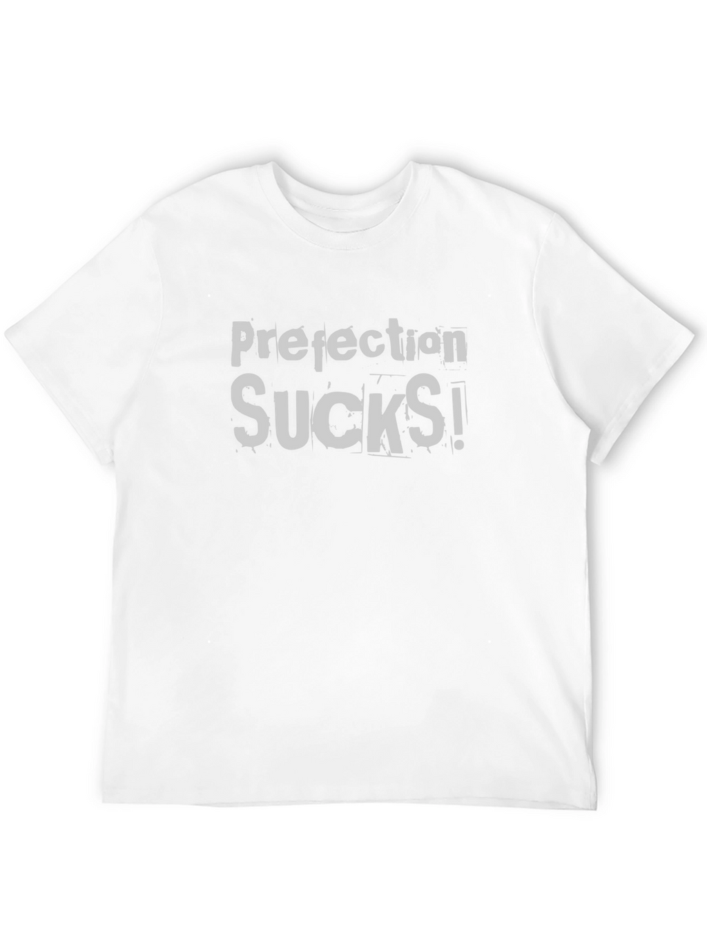 Perfection Sucks T-Shirt - Black Graphic Tee