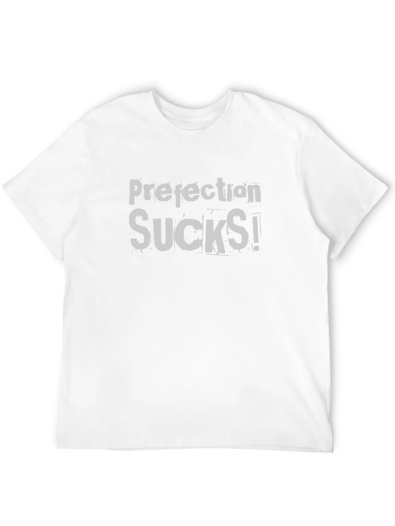 Perfection Sucks T-Shirt - Black Graphic Tee