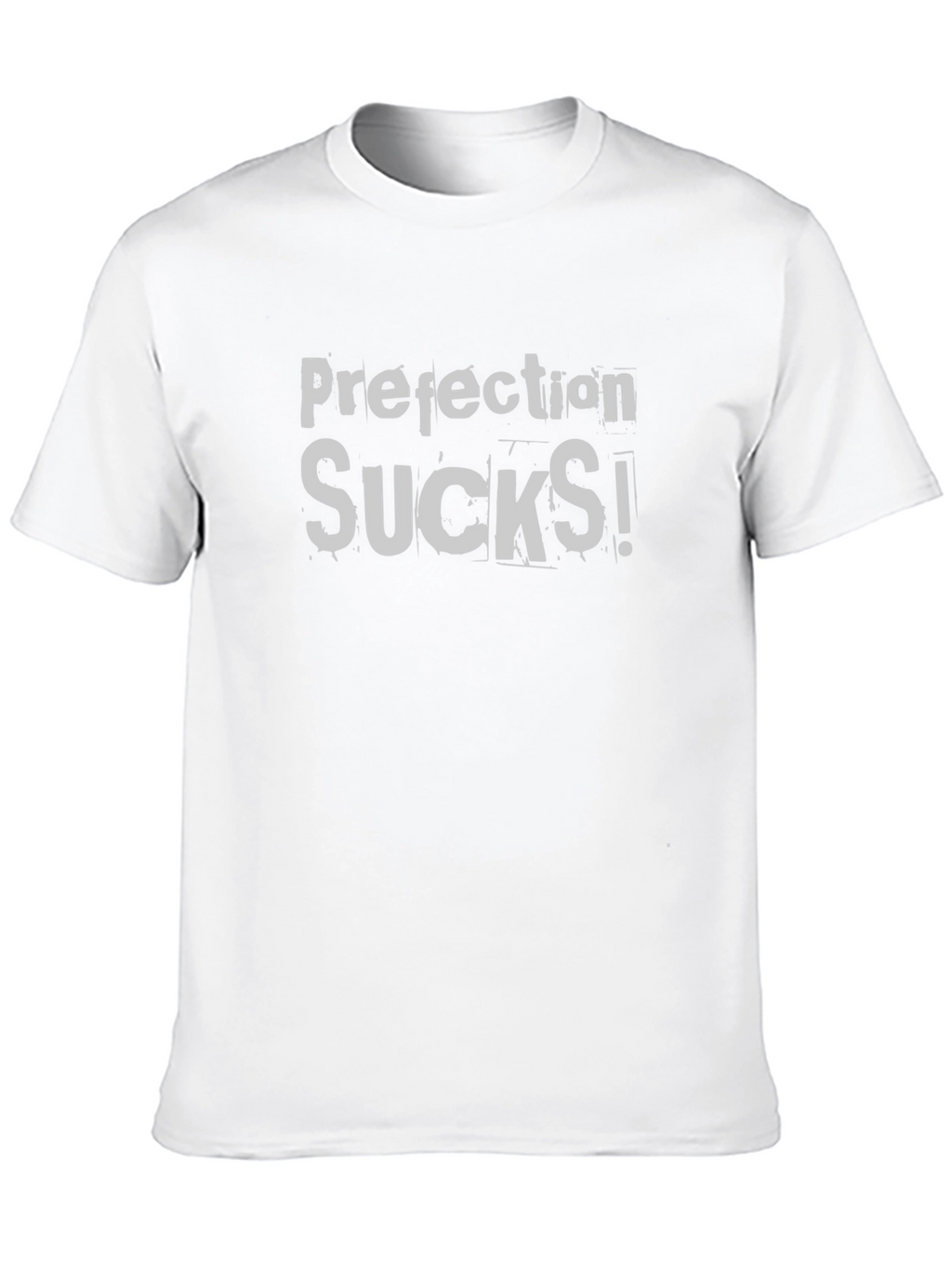 Perfection Sucks T-Shirt - Black Graphic Tee