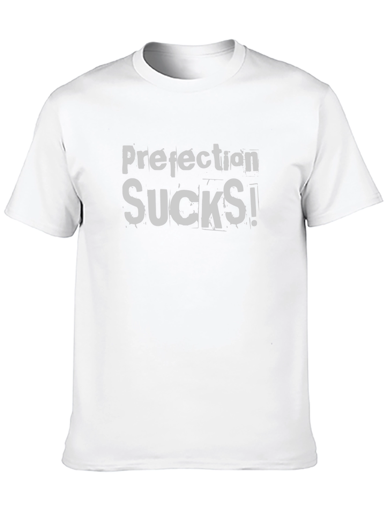 Perfection Sucks T-Shirt - Black Graphic Tee