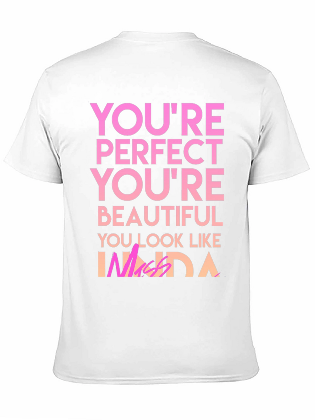 Youre Perfect T-Shirt - Black Graphic Tee