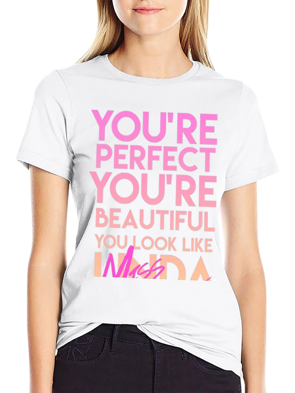 Youre Perfect T-Shirt - Black Graphic Tee