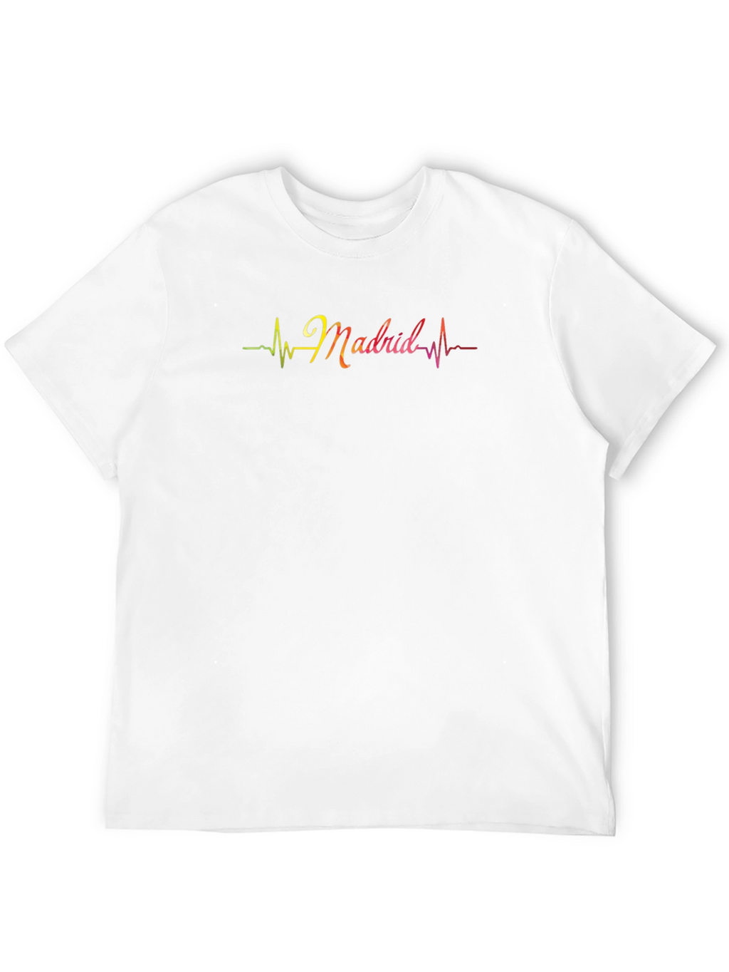 Madrid Heartbeat Graphic T-Shirt - Black