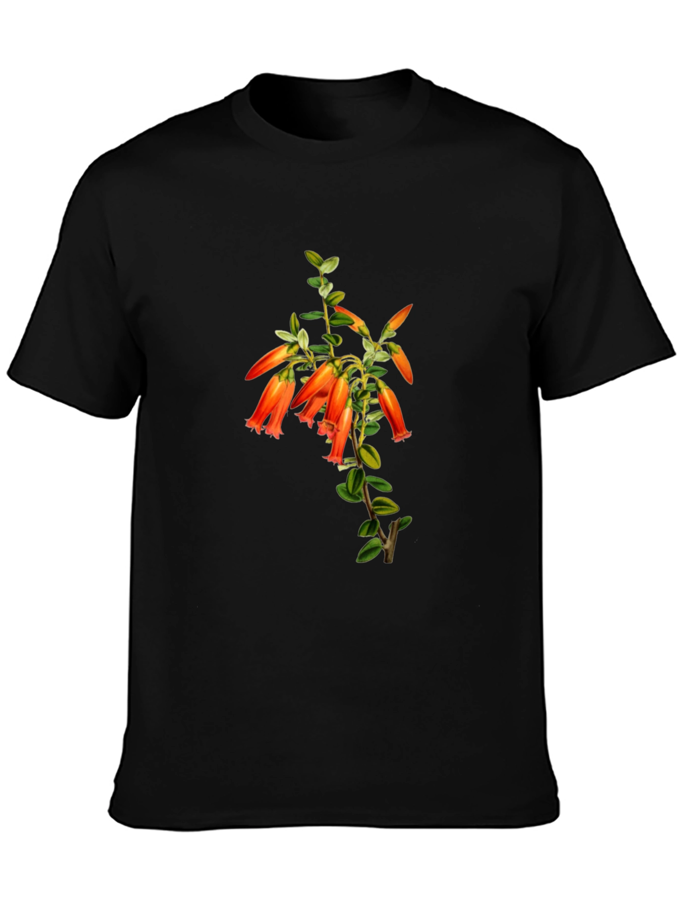 Floral Graphic Tee -  Unique Nature Print