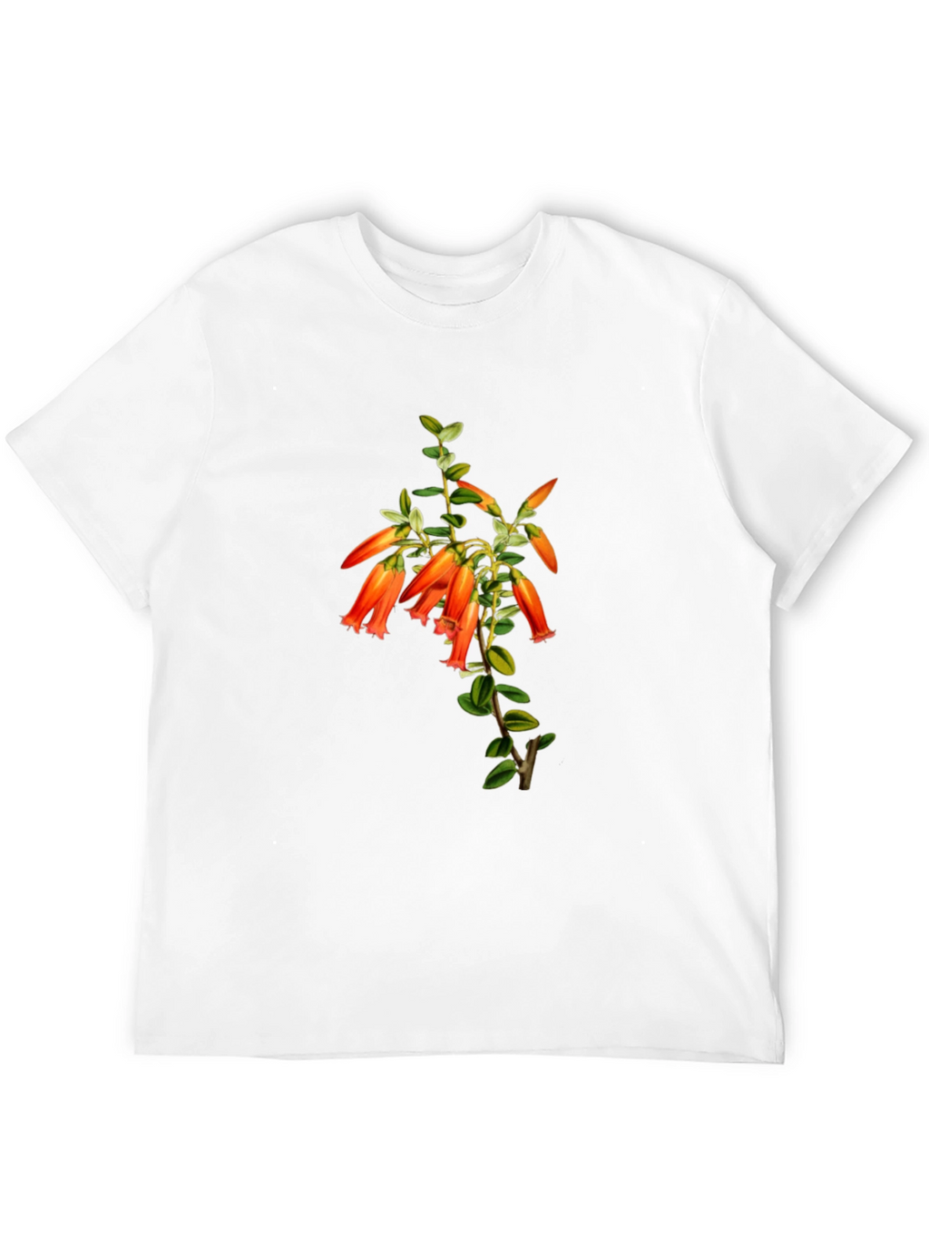 Floral Graphic Tee -  Unique Nature Print