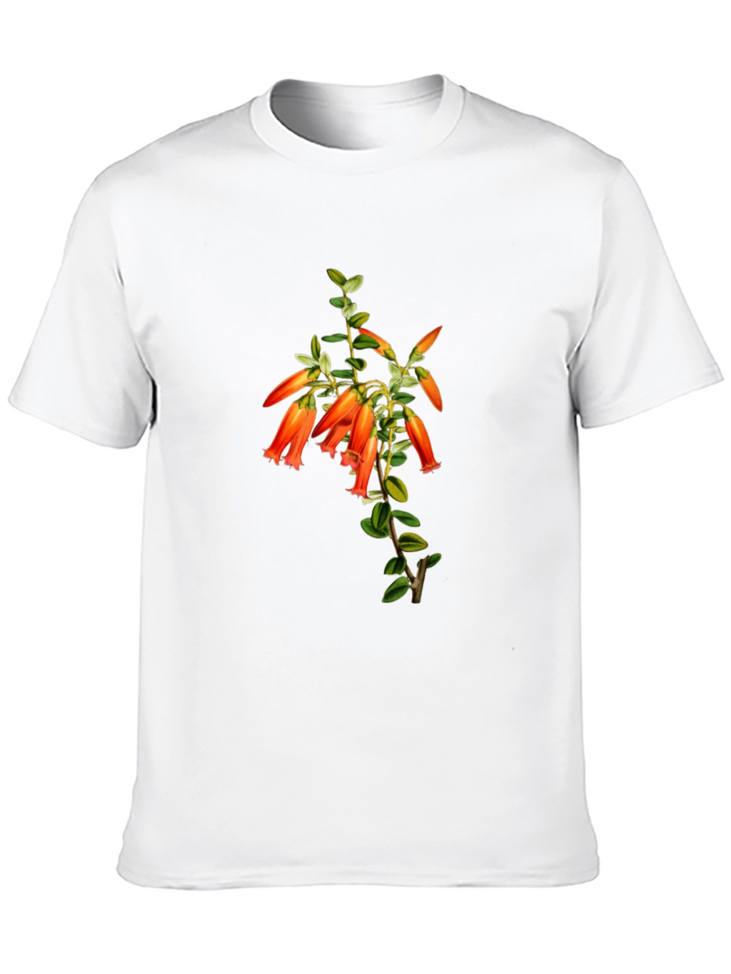 Floral Graphic Tee -  Unique Nature Print