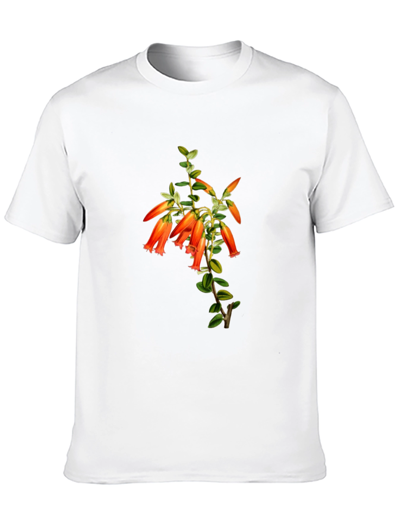 Floral Graphic Tee -  Unique Nature Print