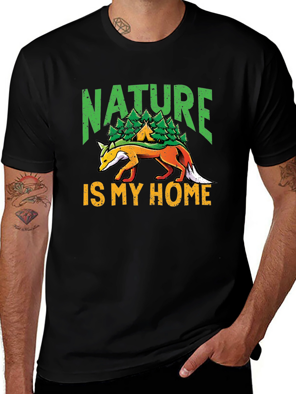 Nature Is My Home Fox T-Shirt