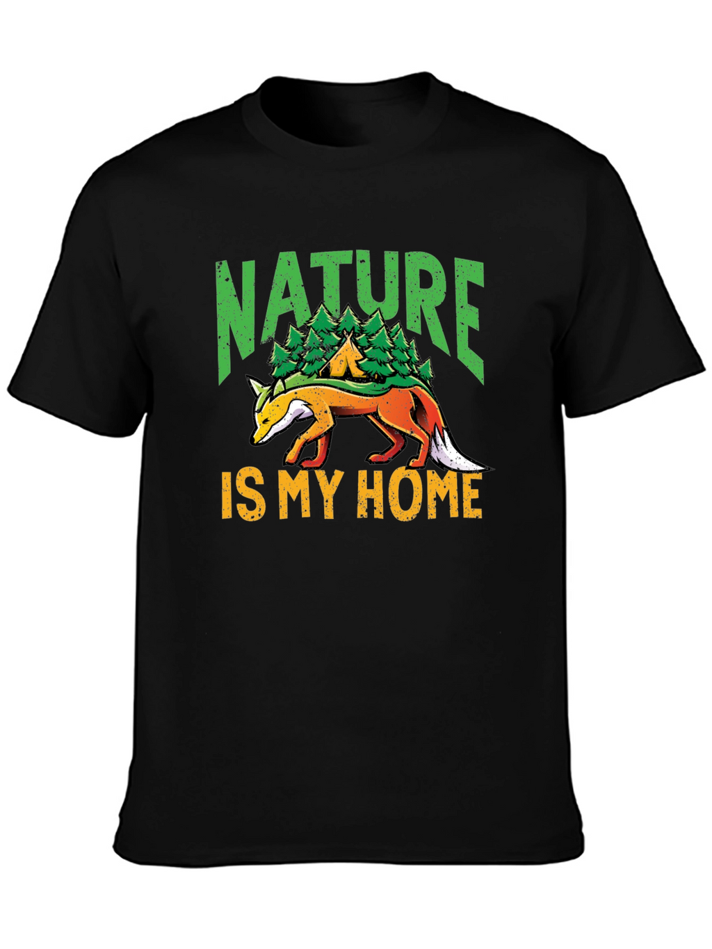 Nature Is My Home Fox T-Shirt