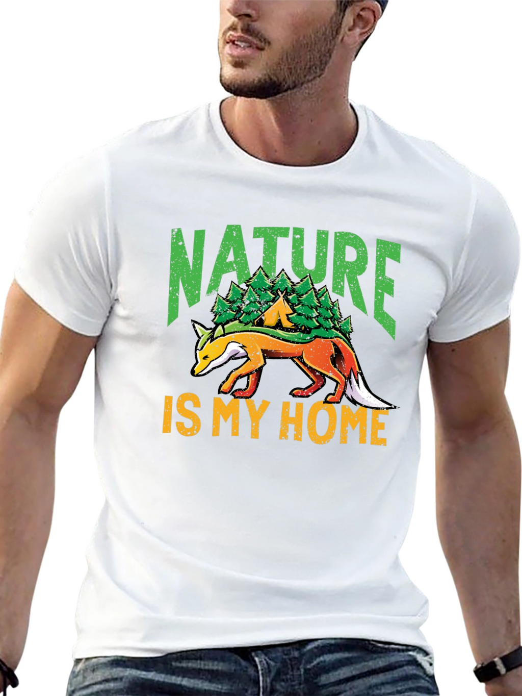 Nature Is My Home Fox T-Shirt