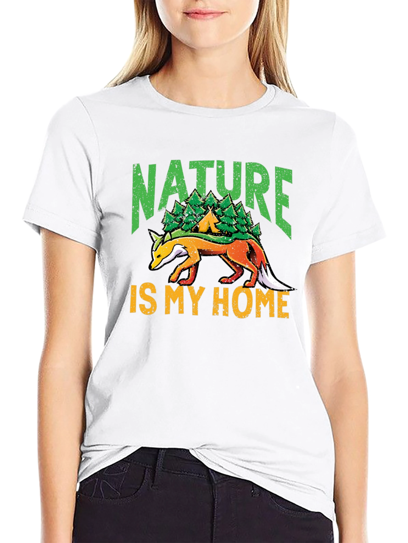 Nature Is My Home Fox T-Shirt