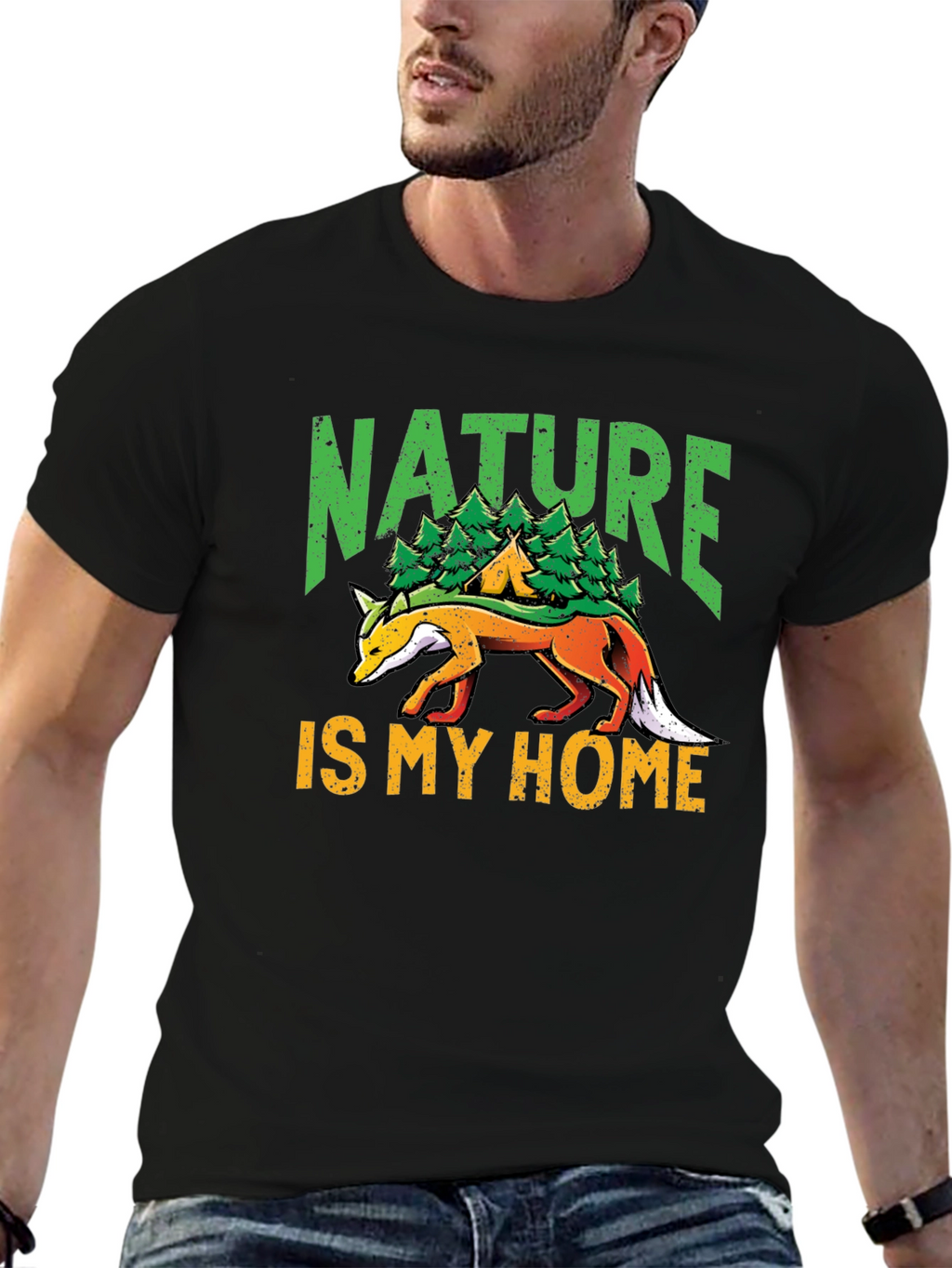 Nature Is My Home Fox T-Shirt
