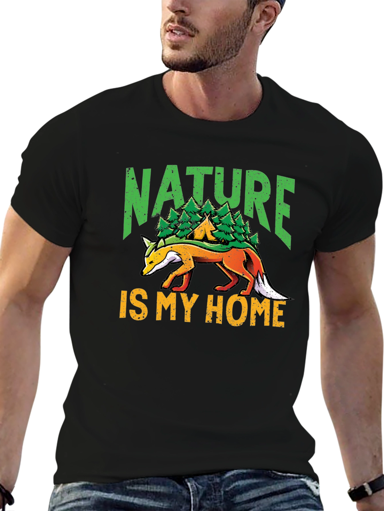 Nature Is My Home Fox T-Shirt