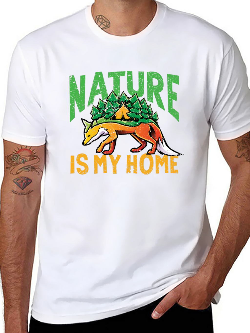 Nature Is My Home Fox T-Shirt