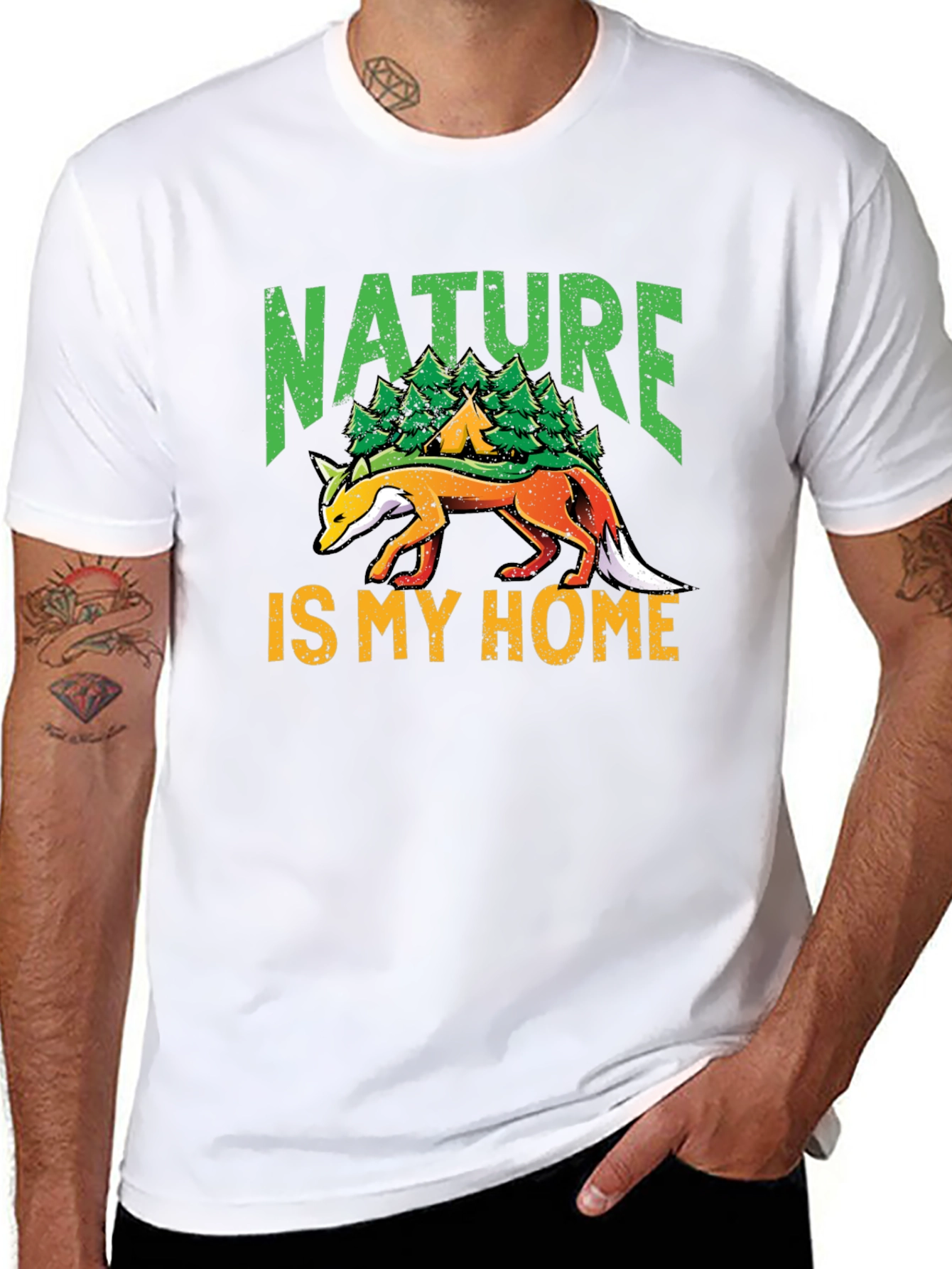 Nature Is My Home Fox T-Shirt
