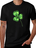 Lucky Green Shamrock Graphic Tee