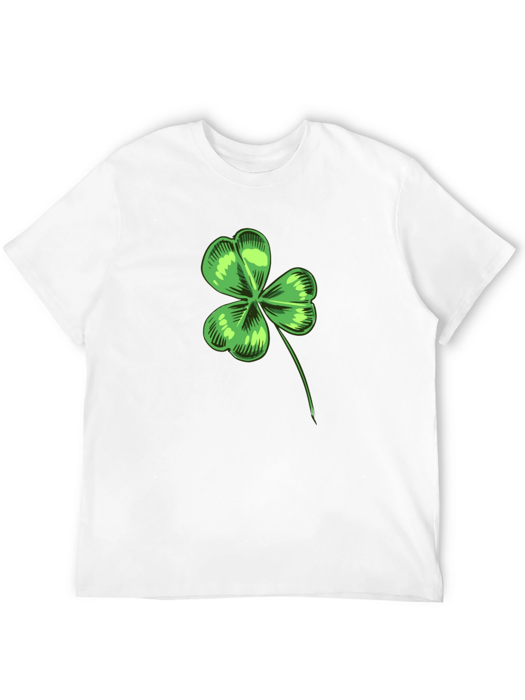 Lucky Green Shamrock Graphic Tee