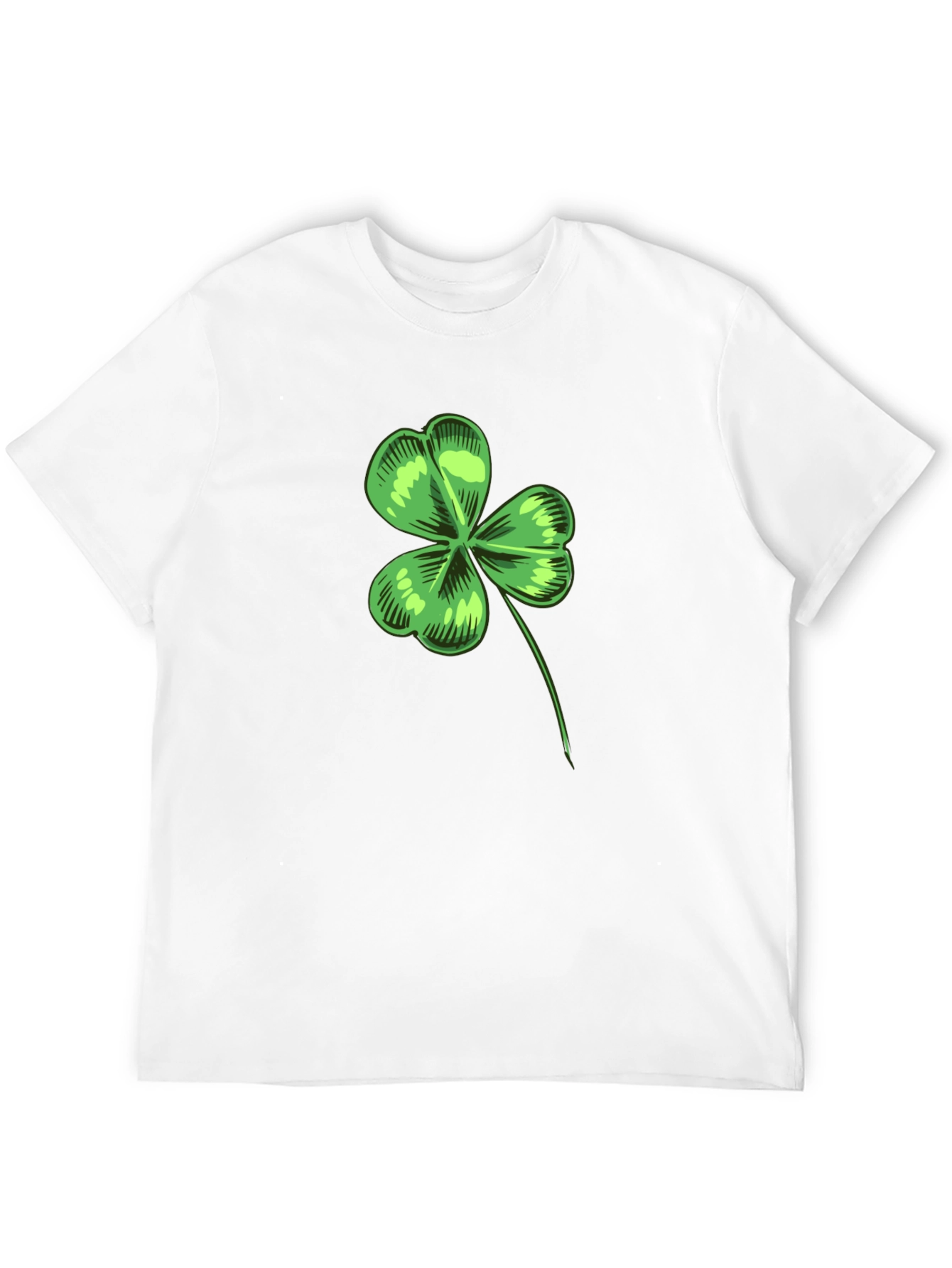Lucky Green Shamrock Graphic Tee