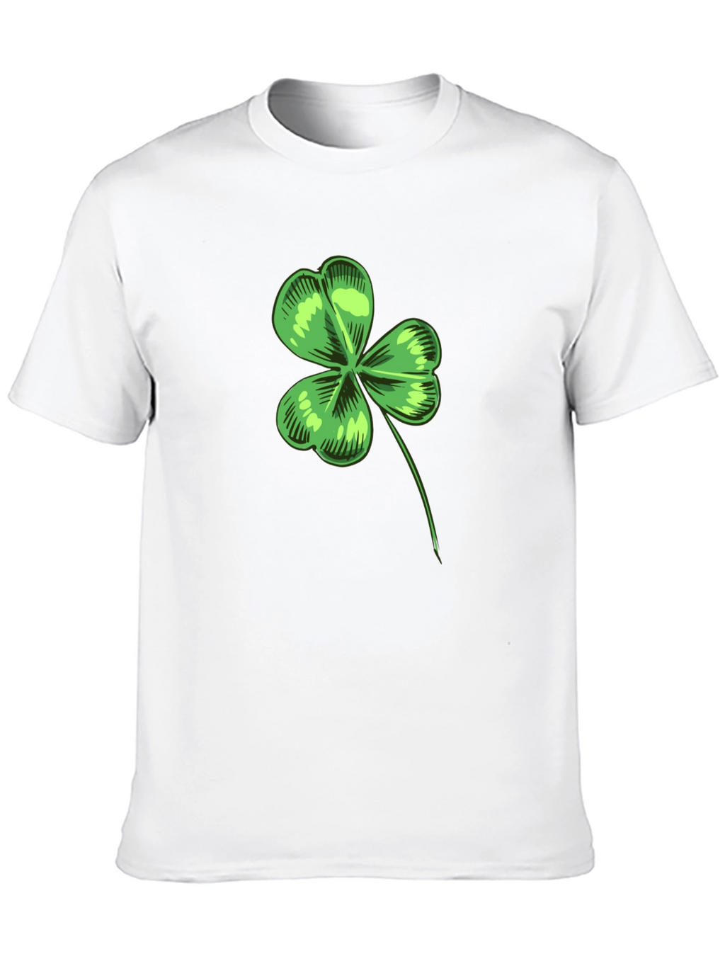 Lucky Green Shamrock Graphic Tee