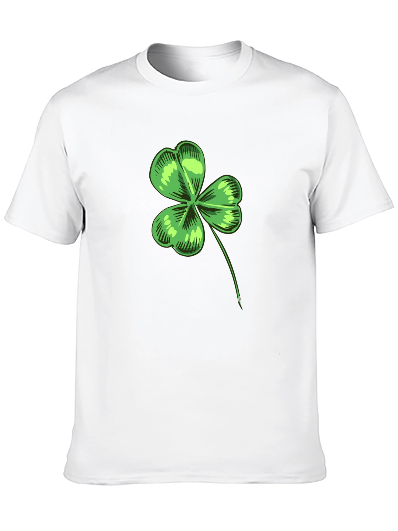 Lucky Green Shamrock Graphic Tee