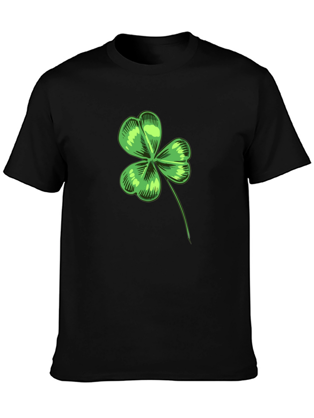 Lucky Green Shamrock Graphic Tee