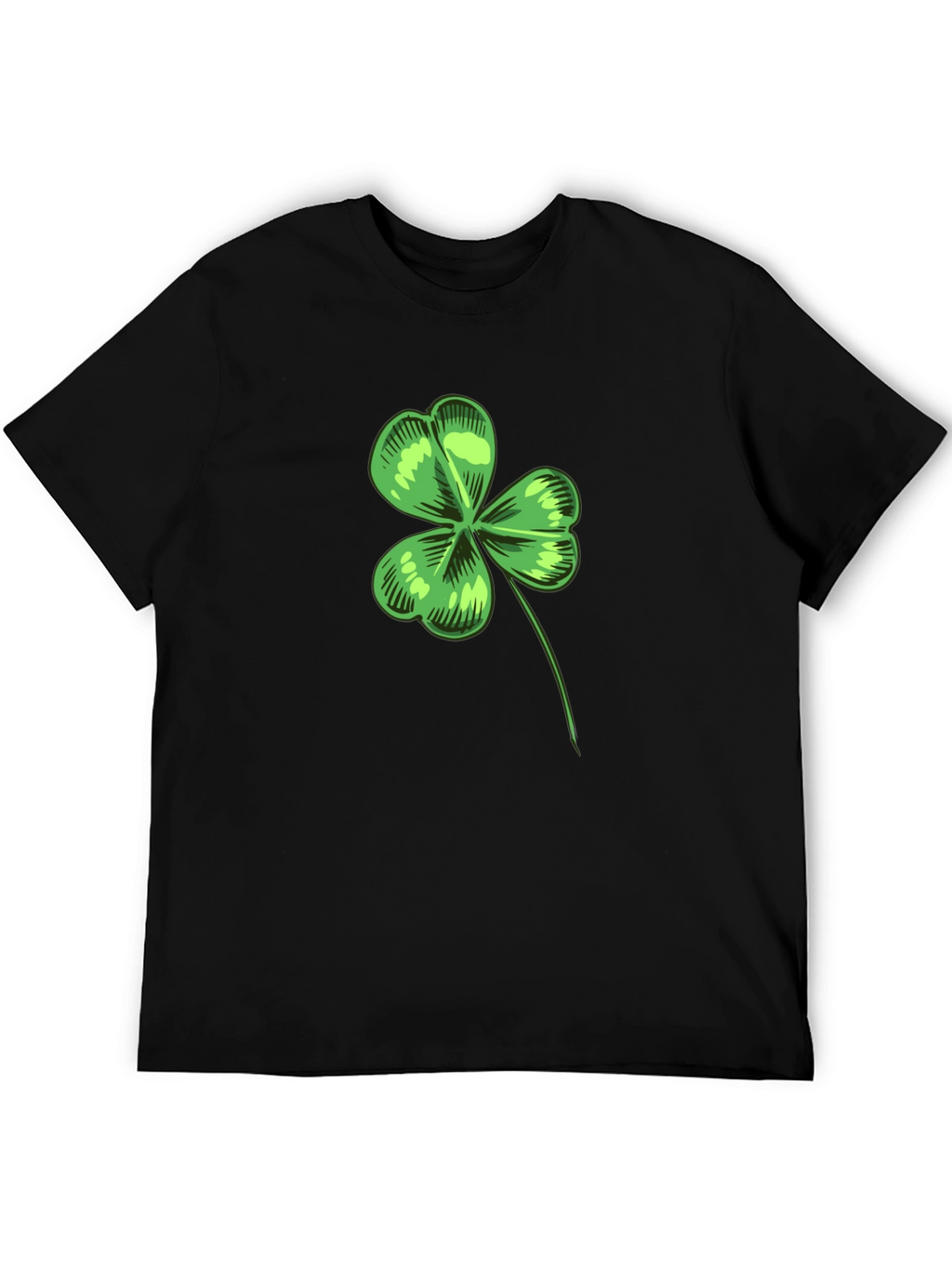 Lucky Green Shamrock Graphic Tee