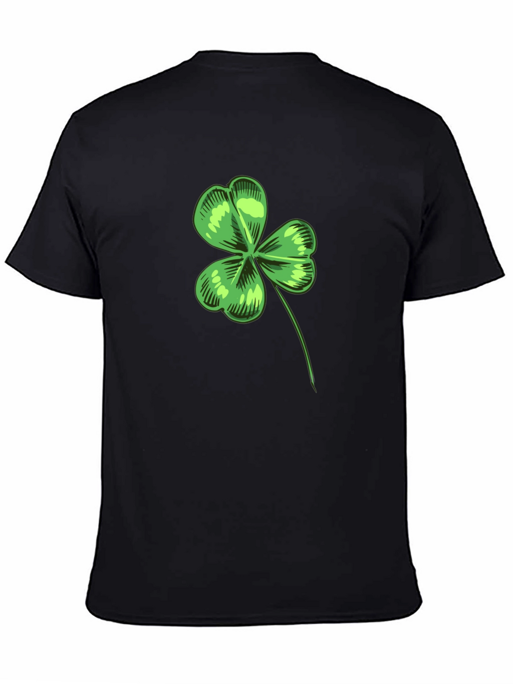 Lucky Green Shamrock Graphic Tee