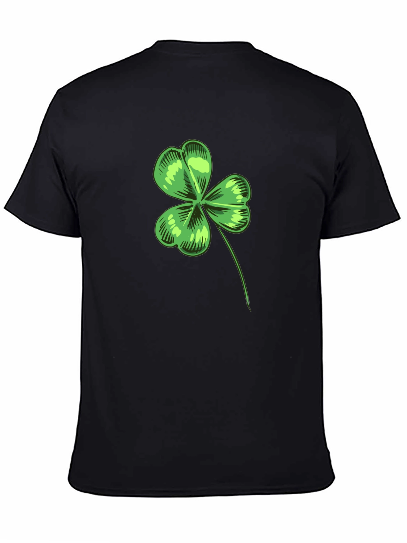 Lucky Green Shamrock Graphic Tee