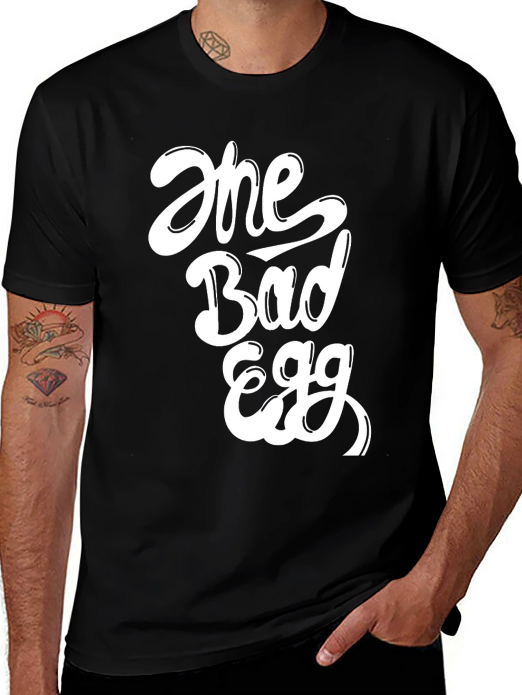 One Bad Egg Graphic T-Shirt - Bold Statement Tee