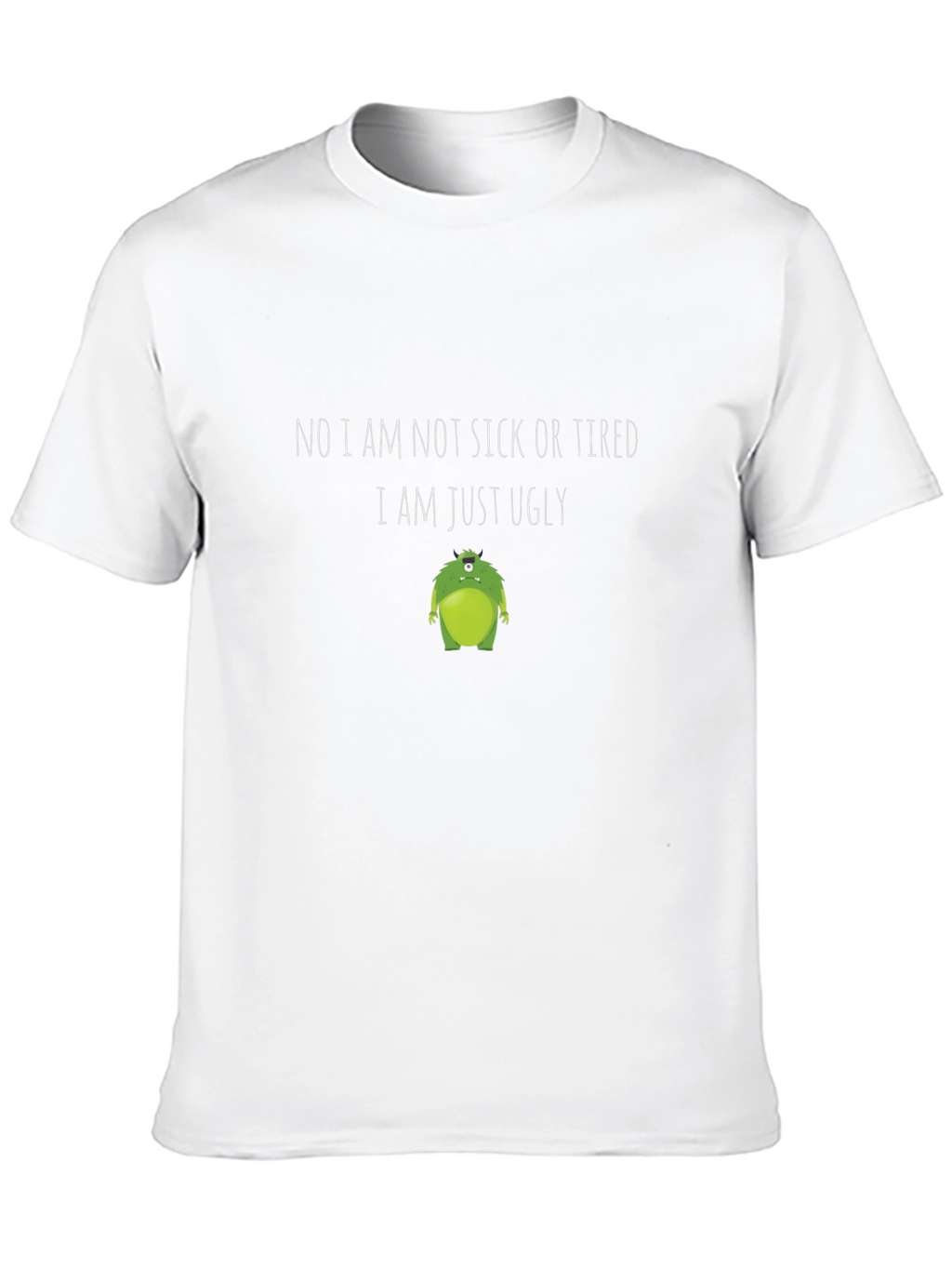 Funny Ugly Monster Graphic T-Shirt