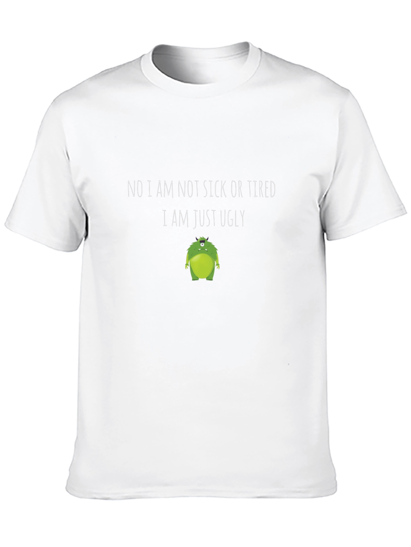 Funny Ugly Monster Graphic T-Shirt