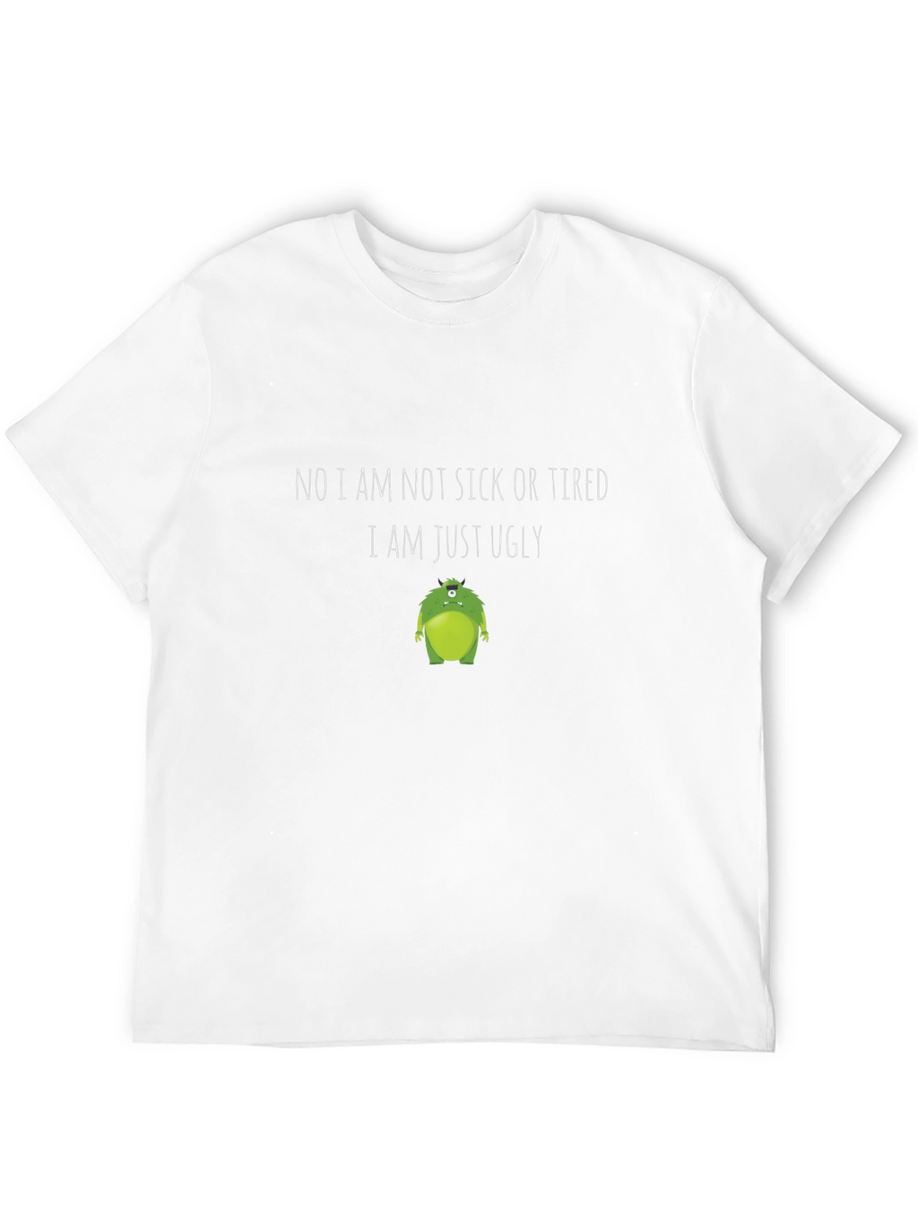 Funny Ugly Monster Graphic T-Shirt