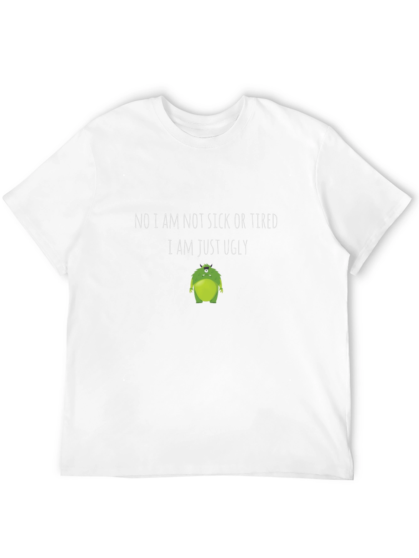 Funny Ugly Monster Graphic T-Shirt