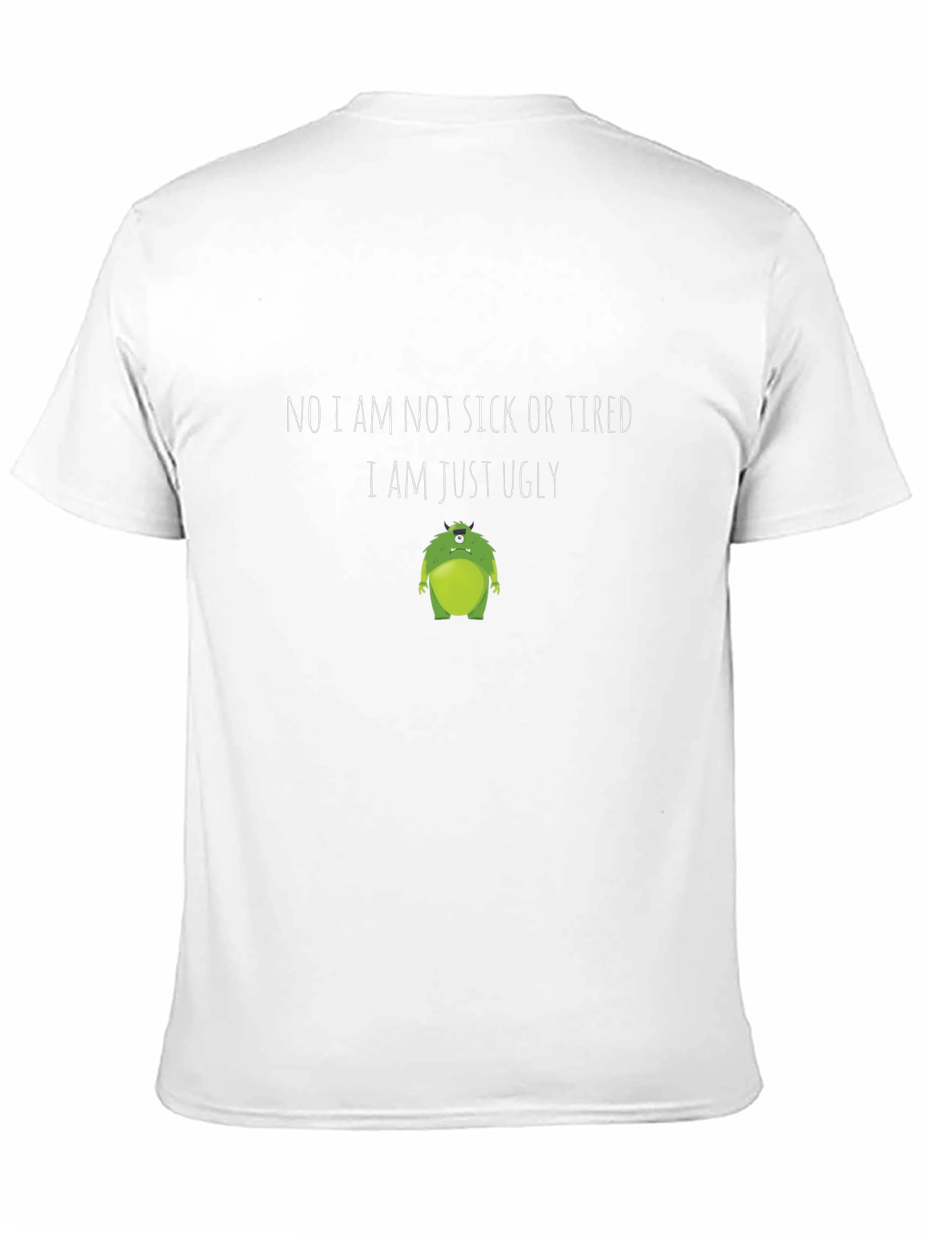 Funny Ugly Monster Graphic T-Shirt